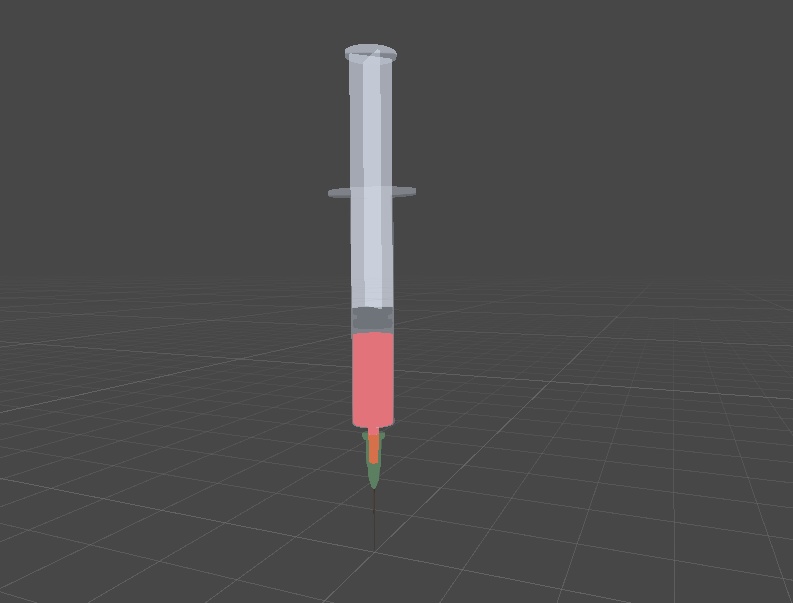【VRChat向け販売3Dモデル】注射器