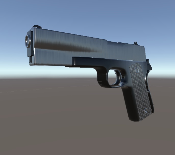 【VRChat向け販売3Dモデル】ハンドガン