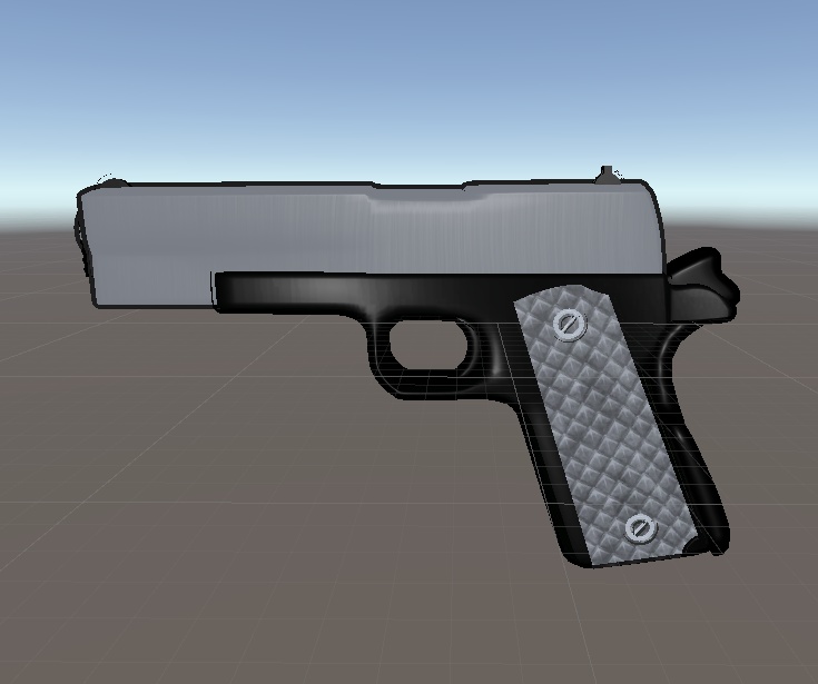 【VRChat向け販売3Dモデル】ハンドガン