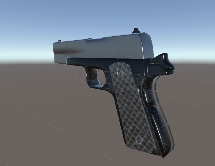 【VRChat向け販売3Dモデル】ハンドガン