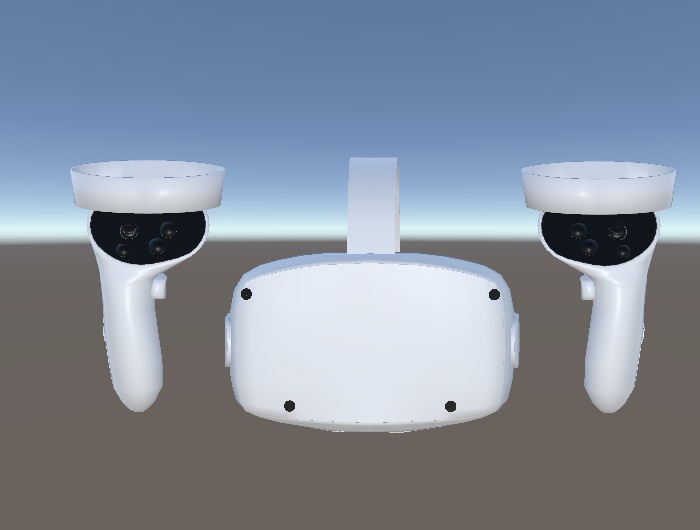 【VRChat向け販売3Dモデル】「Oculus Quest2」