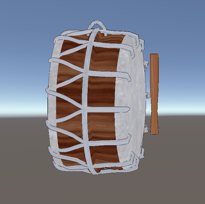 【VRChat向け販売3Dモデル】韓国の伝統楽器6種類セット한국 전통악기