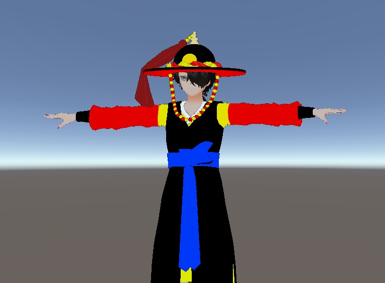 【VRChat向け販売3Dモデル】トマ_サトウ服