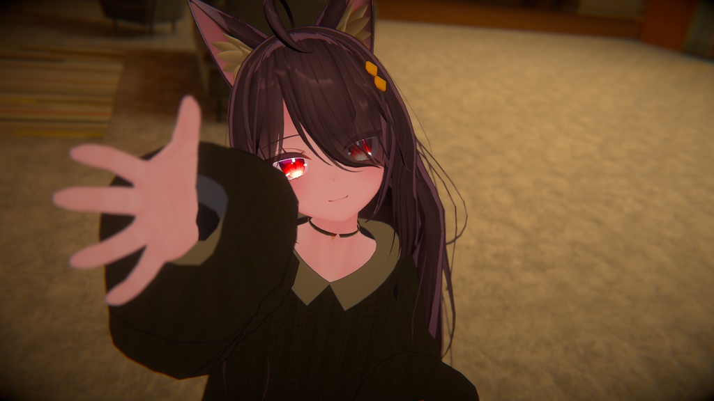 【VRChat向け販売3Dモデル】「カーラーセーター」2種類カラー