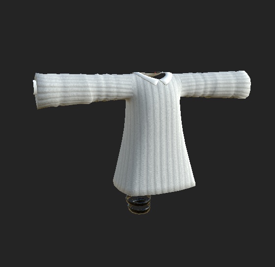 【VRChat向け販売3Dモデル】「カーラーセーター」2種類カラー