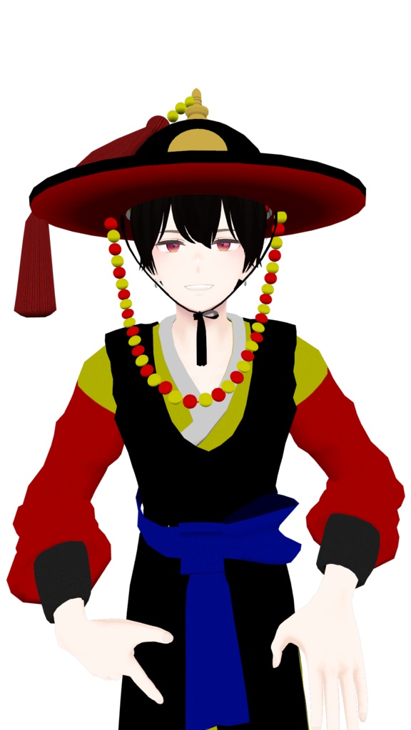 【VRChat向け販売3Dモデル】「anri_sato」안리_사또