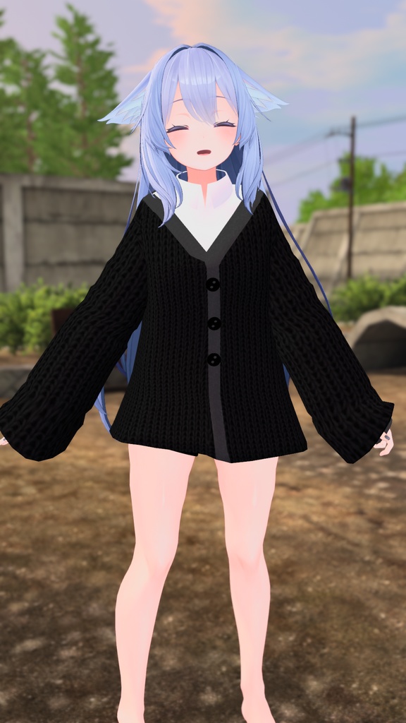 【VRChat向け販売3Dモデル】「kikyo_Cloth」