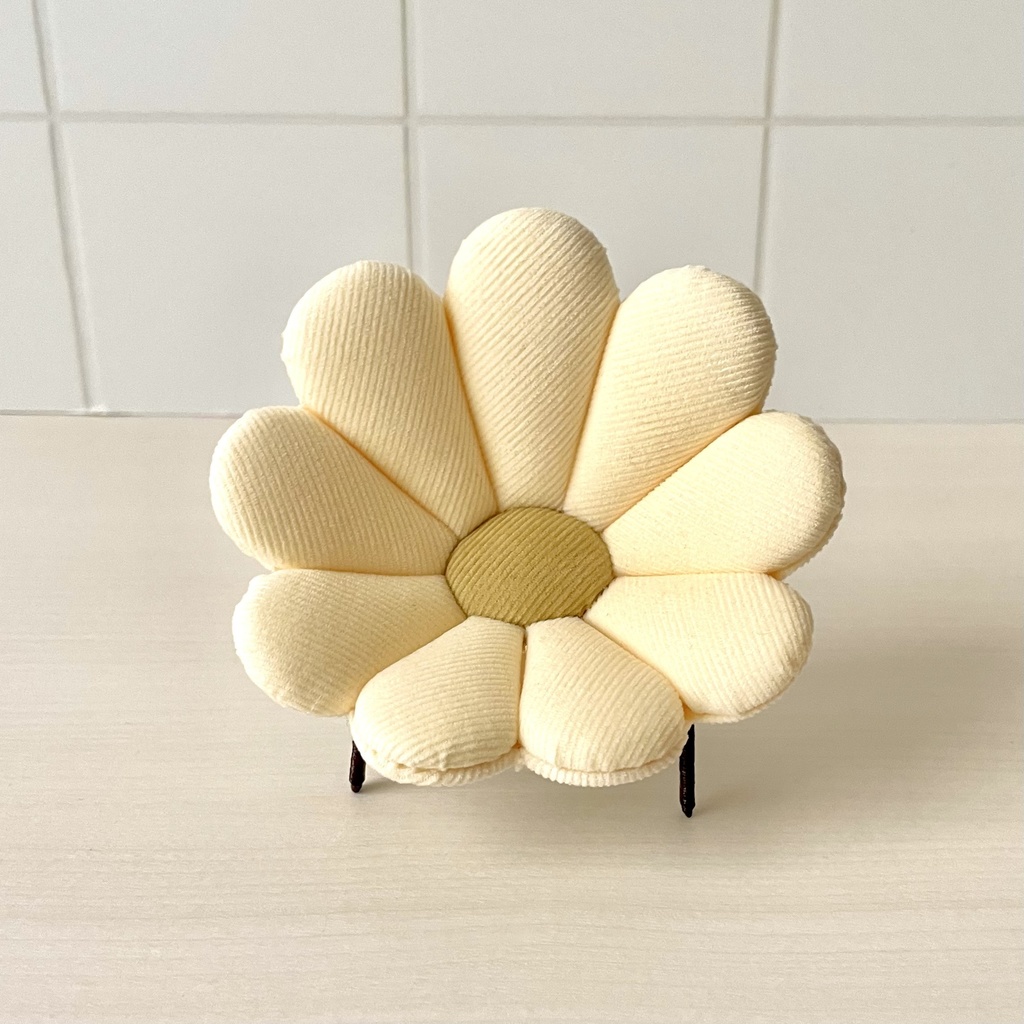 1/12 フラワーソファ　ホワイト