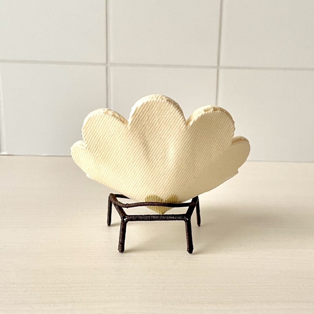 1/12 フラワーソファ ホワイト