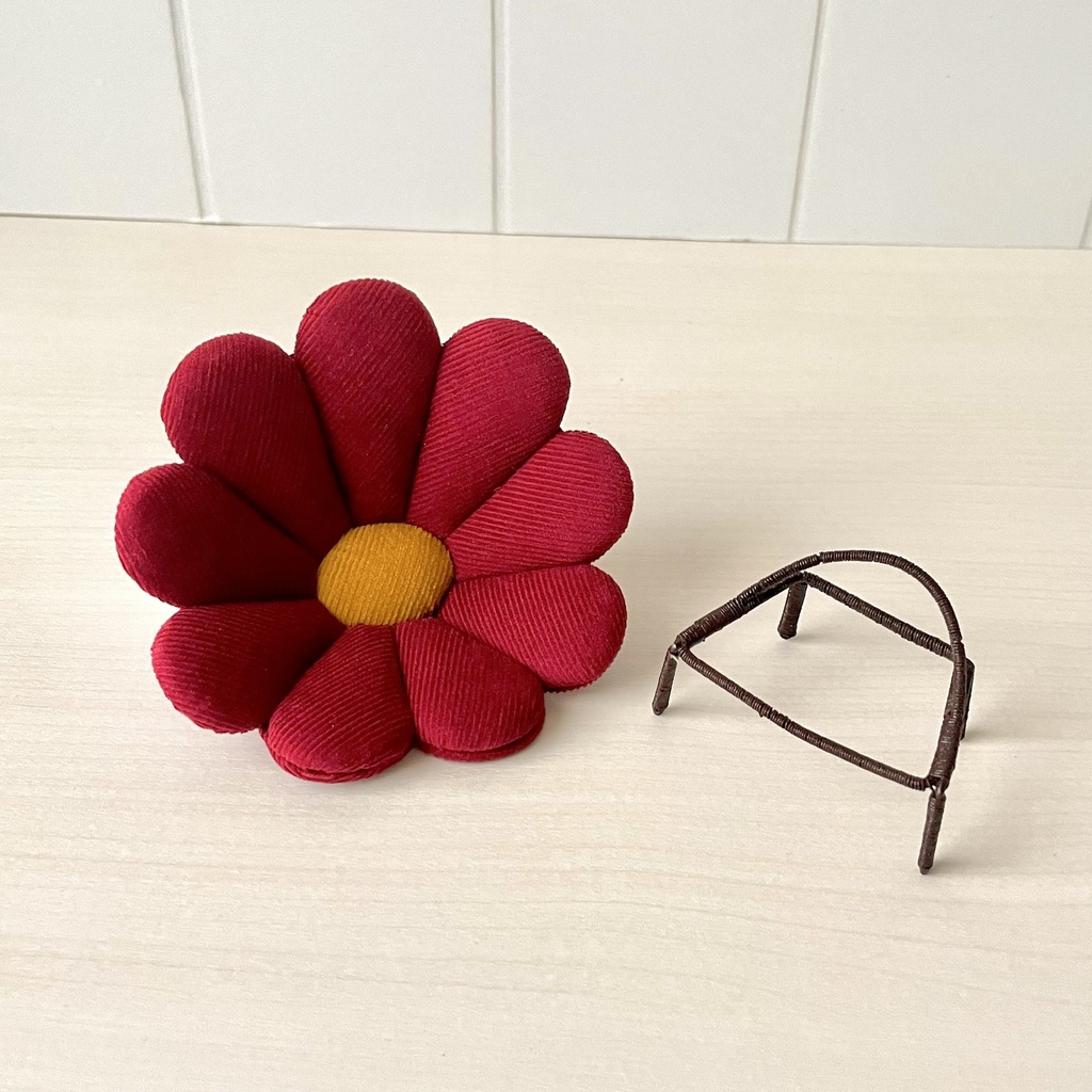 1/12 フラワーソファ レッド