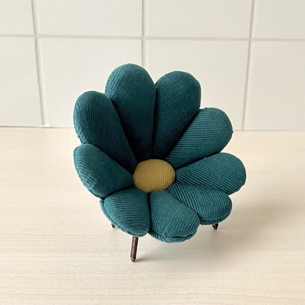 1/12 フラワーソファ ターコイズ