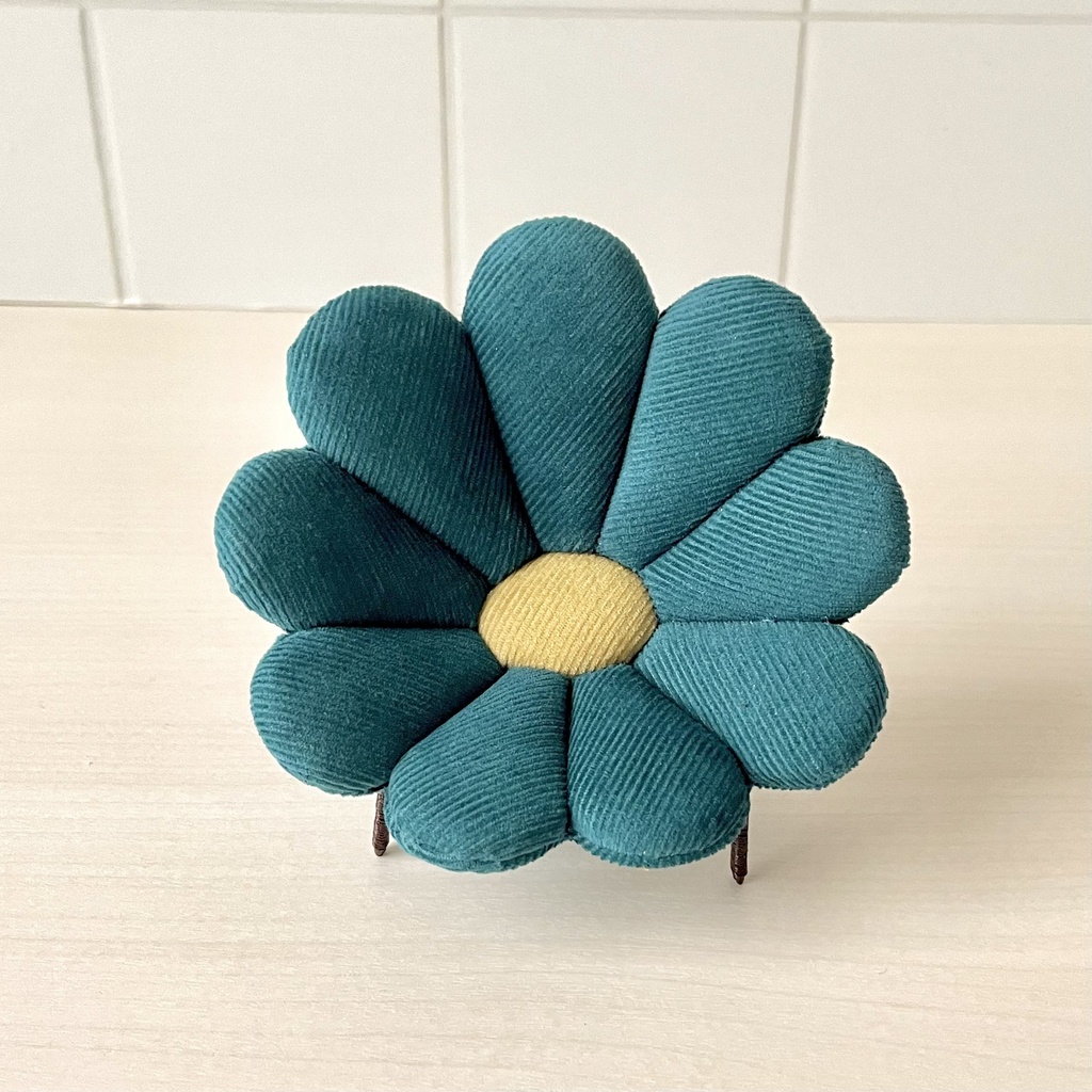 1/12 フラワーソファ　ターコイズ