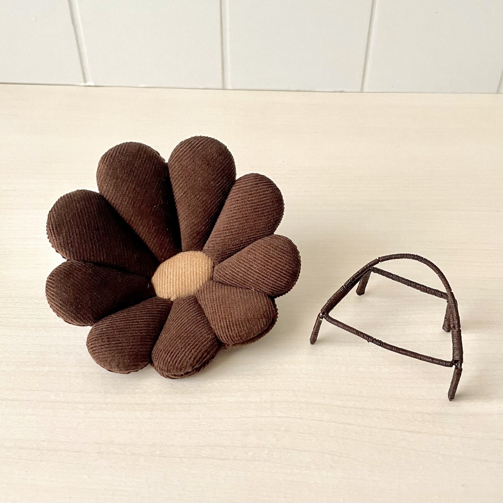 1/12 フラワーソファ ブラウン