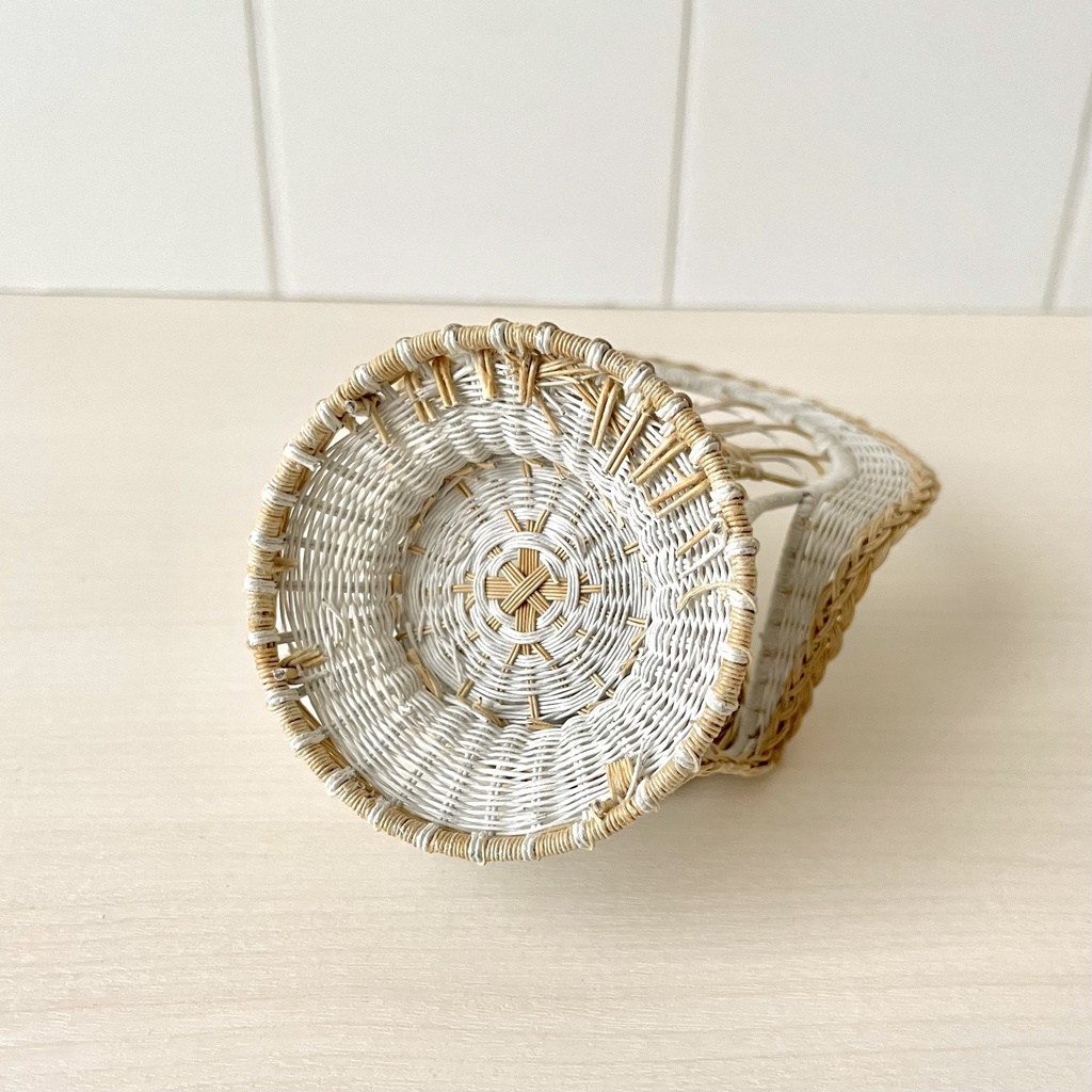 1/12 ピーコックチェア ベージュ×ホワイト