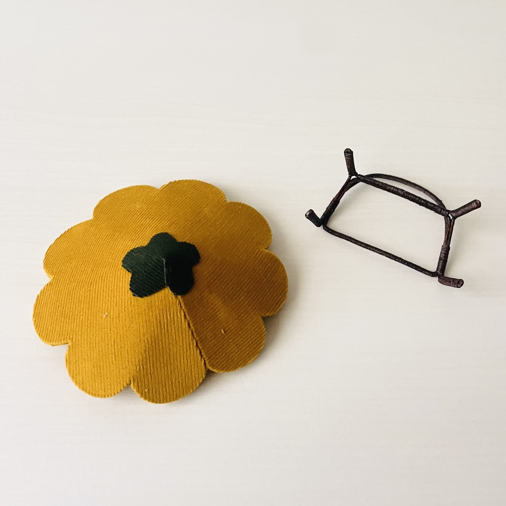 1/12フラワーソファ イエロー