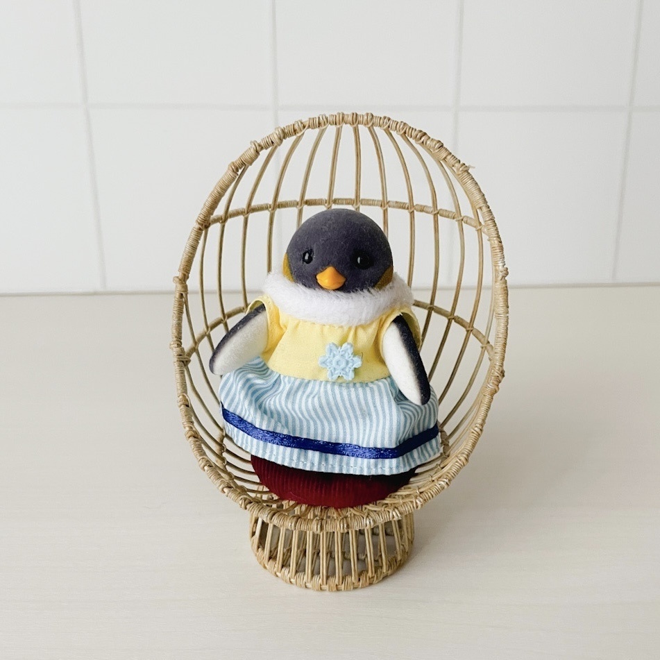 1/12 ラタンチェア コクーン