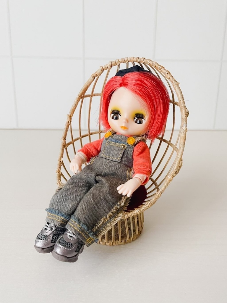 1/12 ラタンチェア コクーン