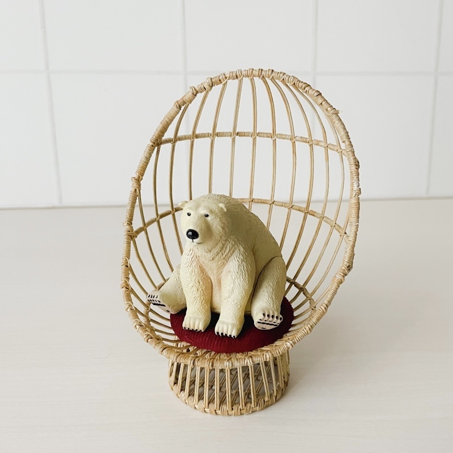 1/12 ラタンチェア コクーン