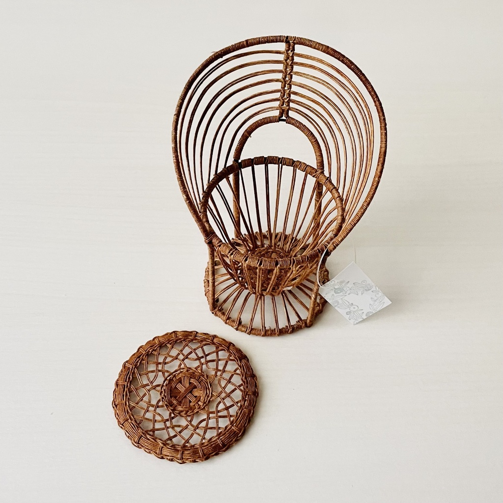 1/12 ラタンチェア ラウンド