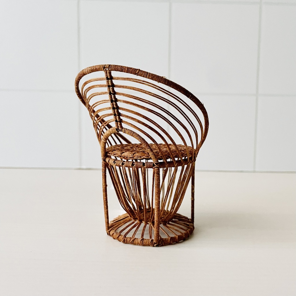 1/12 ラタンチェア ラウンド