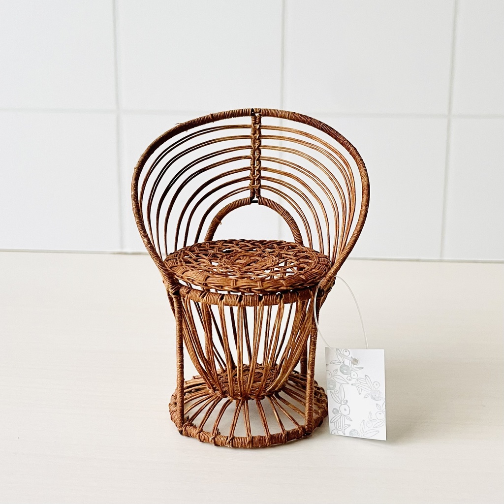 1/12 ラタンチェア ラウンド