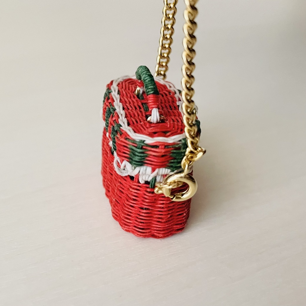 ミニチュアバニティバッグ クリスマスバージョン