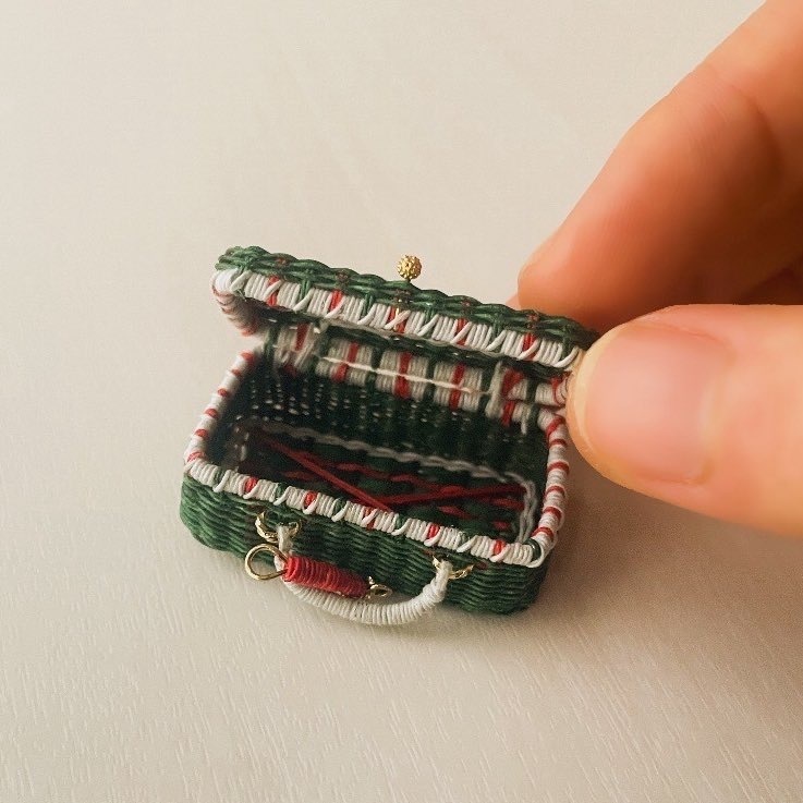 ミニチュアトランク クリスマスバージョン