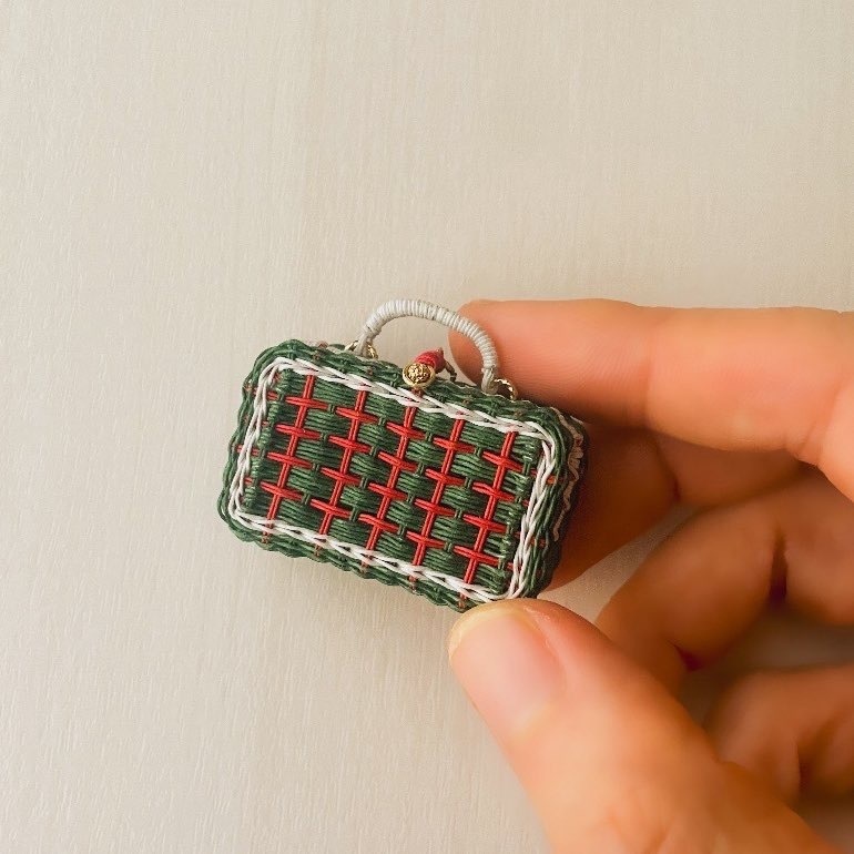 ミニチュアトランク　クリスマスバージョン