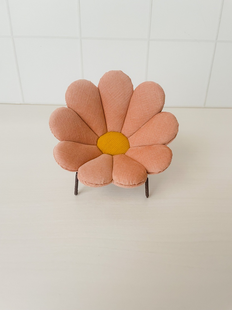 1/12 フラワーソファ　ピンク