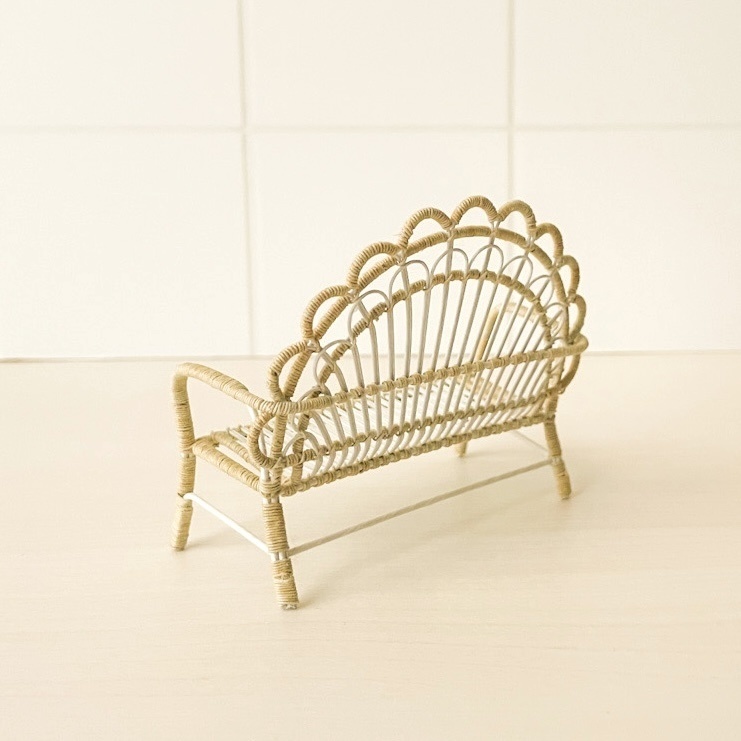 1/12 ラタンチェア スカラップ