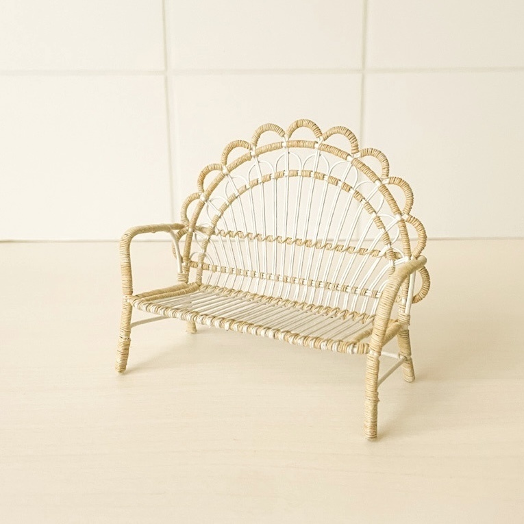 1/12 ラタンチェア スカラップ