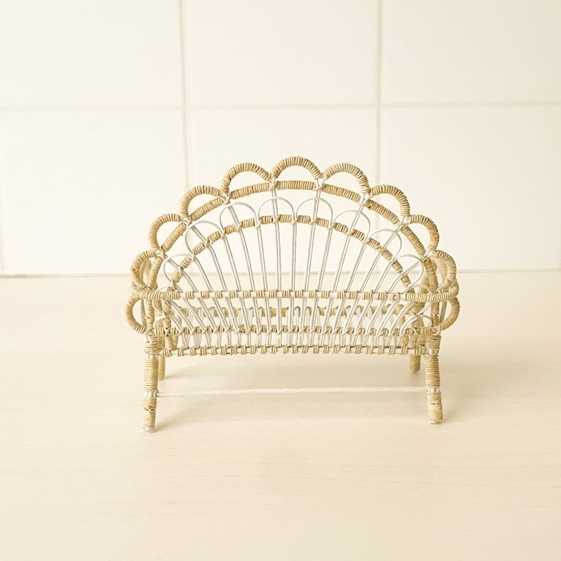 1/12 ラタンチェア スカラップ