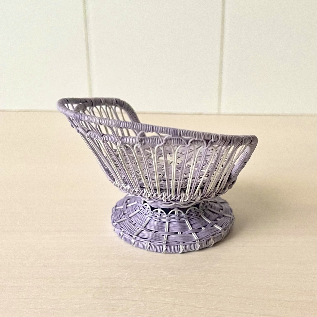 ラタンチェア ラベンダー