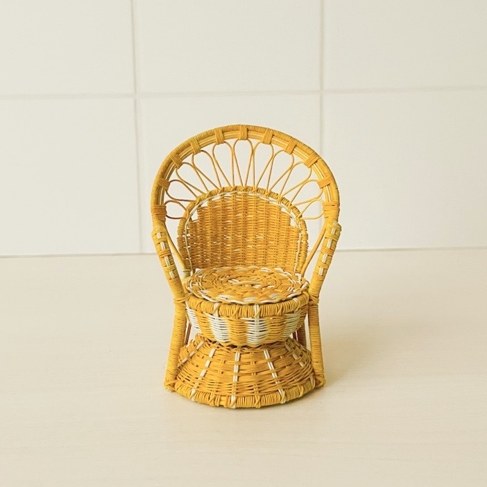 ピーコックチェア イエロー