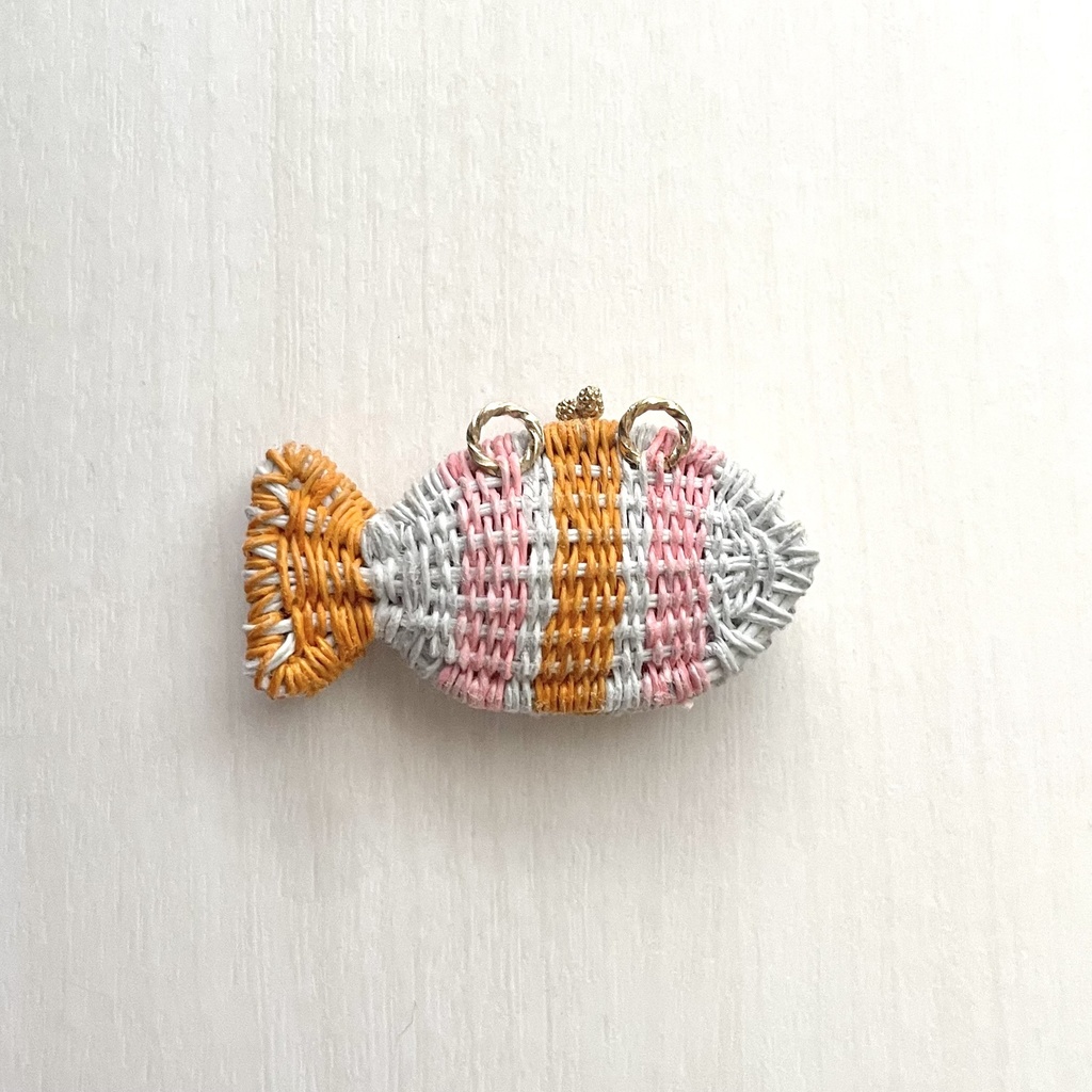 おさかなバッグ ピンク×オレンジ