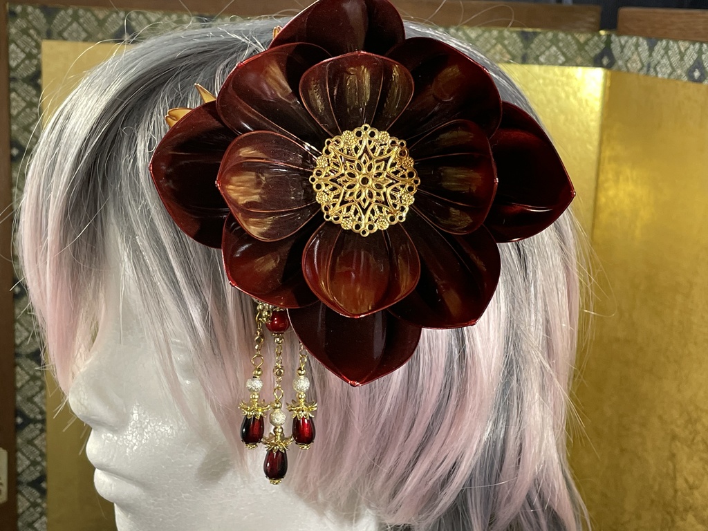 蓮鬼 髪飾り 受注製作