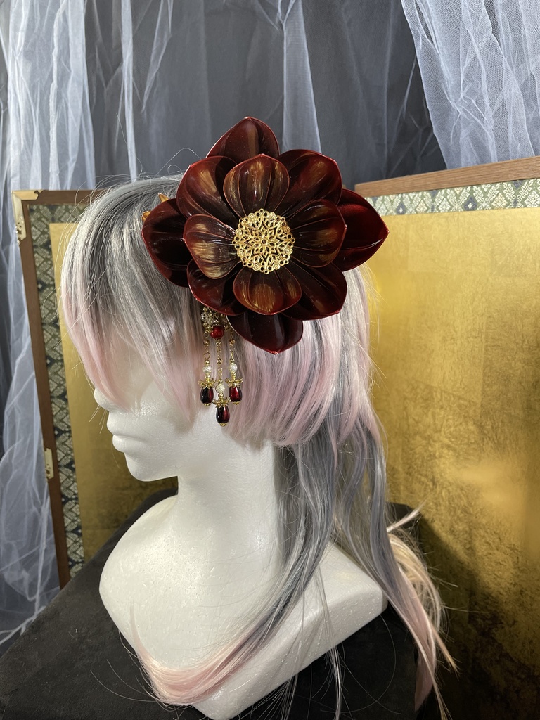 蓮鬼 髪飾り 受注製作