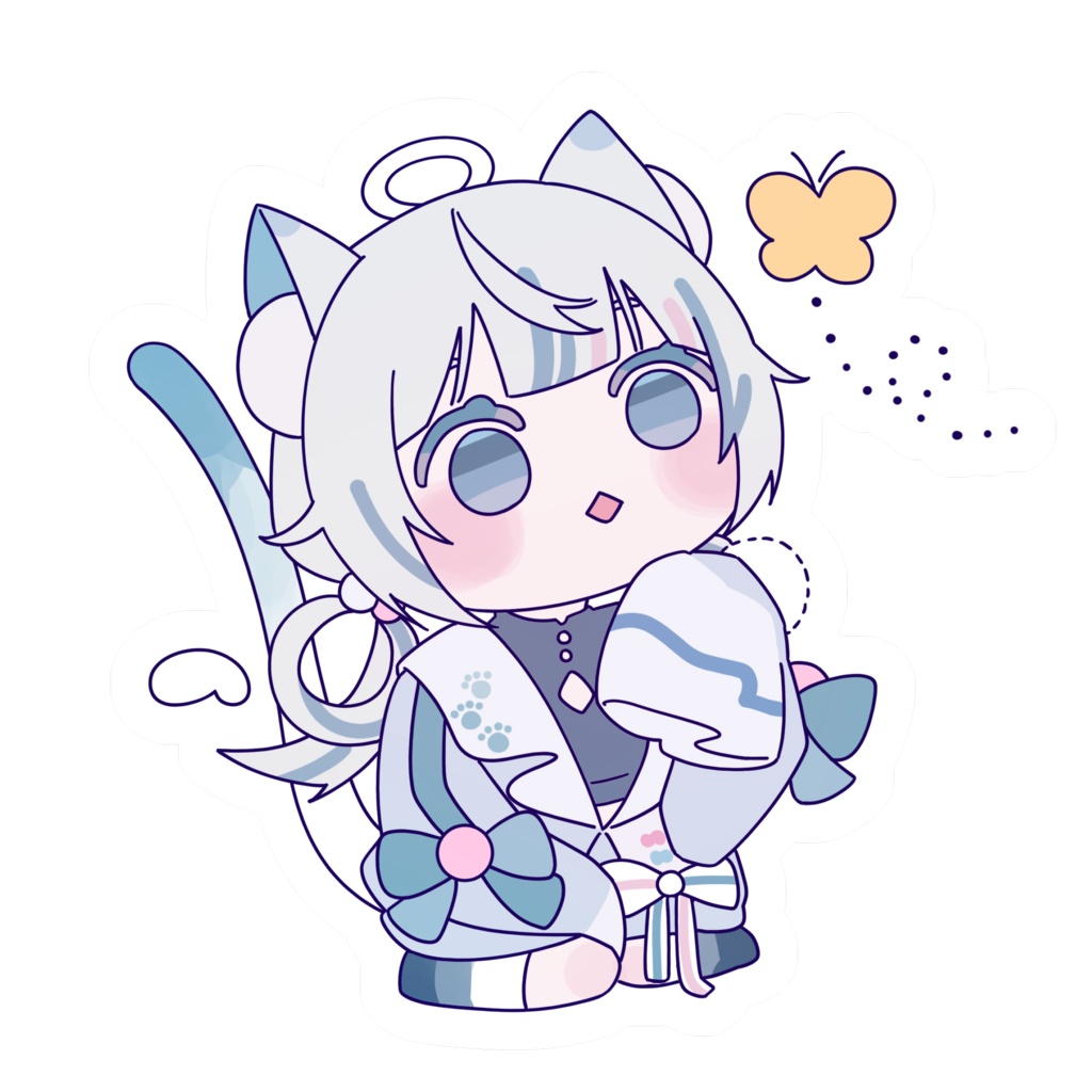 初配信記念グッズ(スマホステッカー)