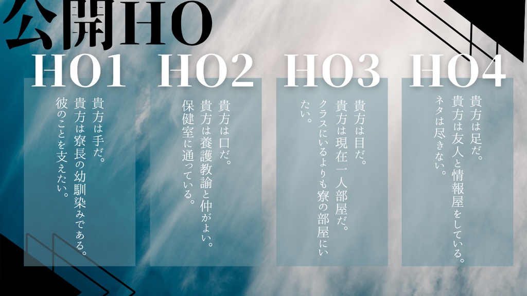 【試し読みのみ公開中】エモクロアTRPG『境界線上の鎮魂歌』【書籍購入者限定】