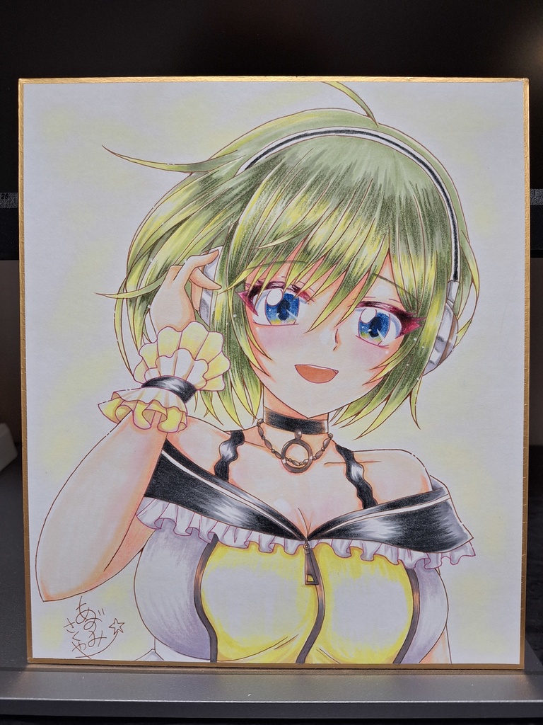 　D4DJ明石真秀ちゃんの色紙