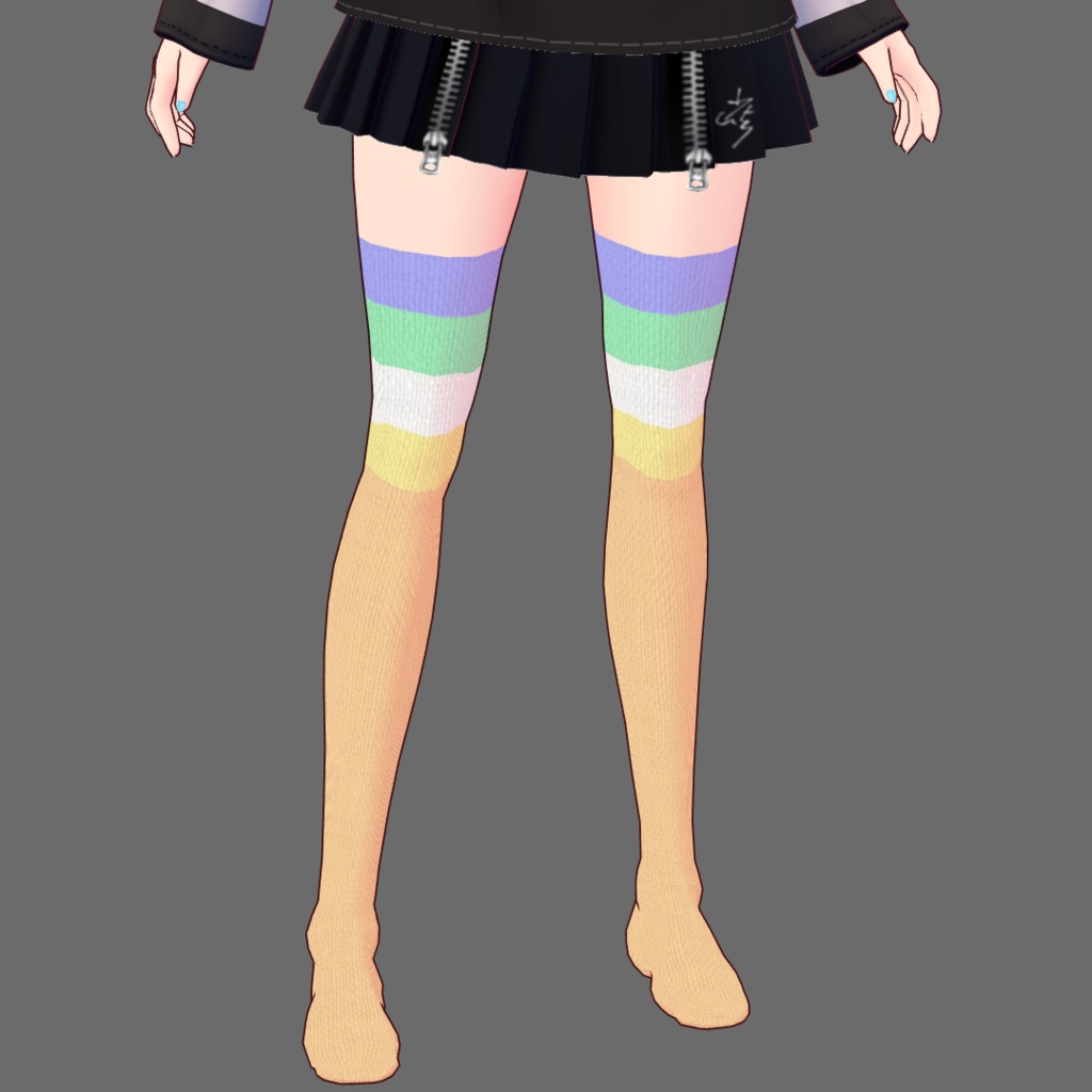 VRoid Opalian & MLM/Gay Man Thigh-High Socks