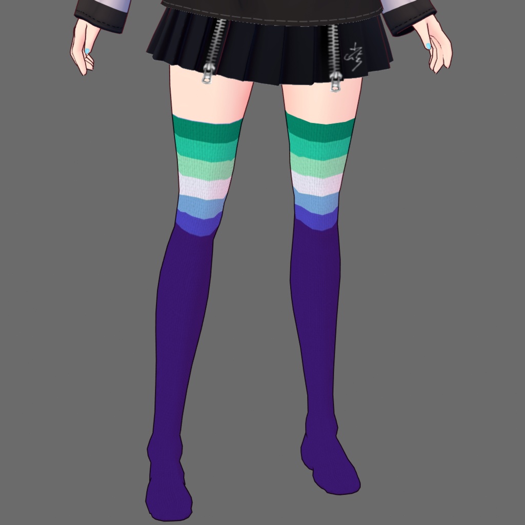 VRoid Opalian & MLM/Gay Man Thigh-High Socks