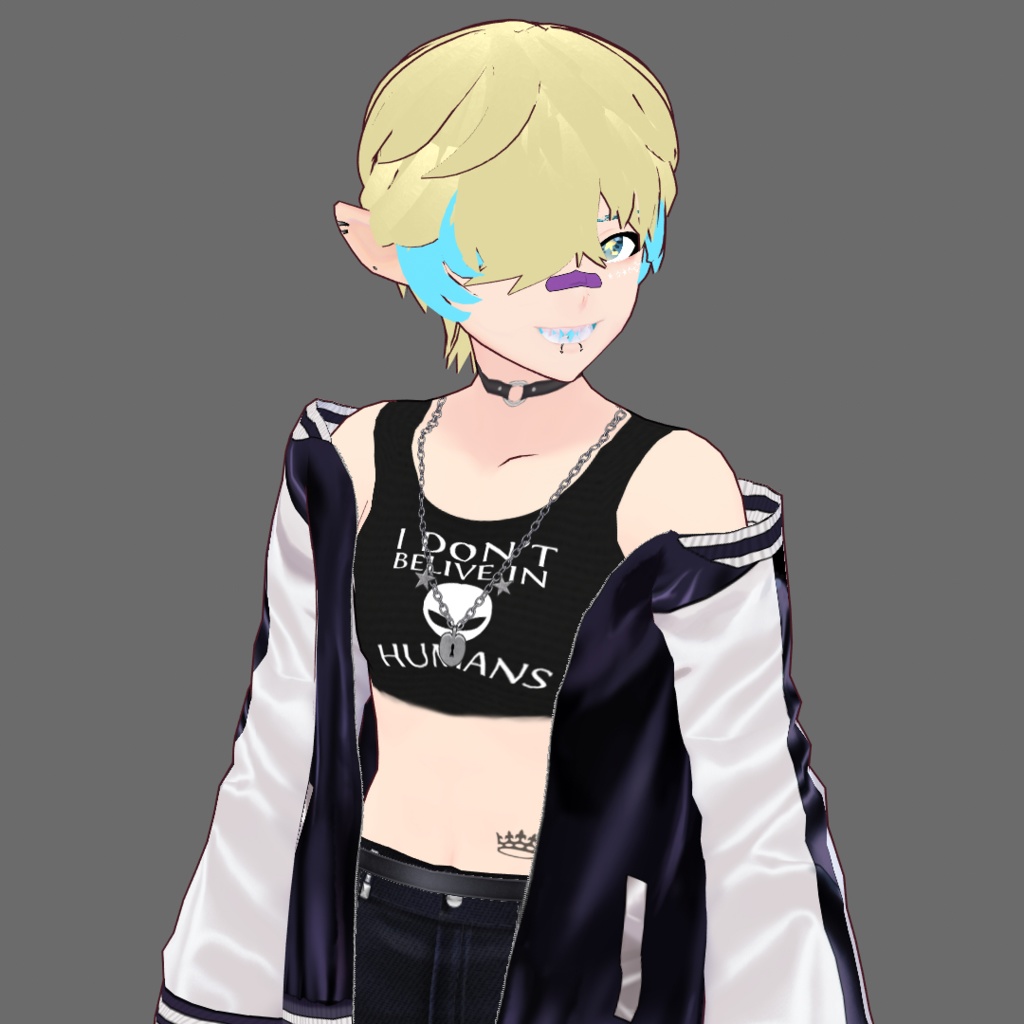 VRoid 'I don't believe-' Crop Top