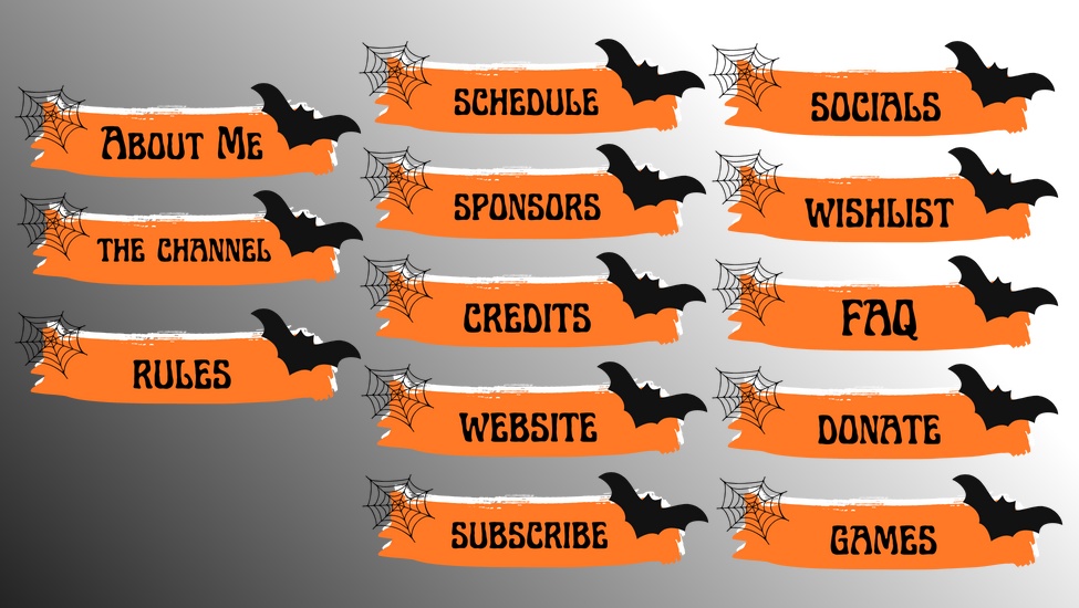 Halloween Twitch Panels