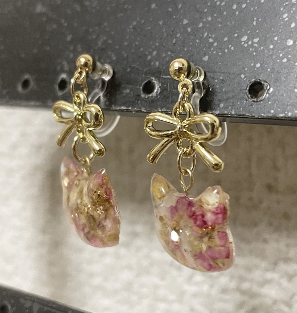 呪術廻戦 五歌イメージイヤリング·ピアス【歌姫ネコver.】①