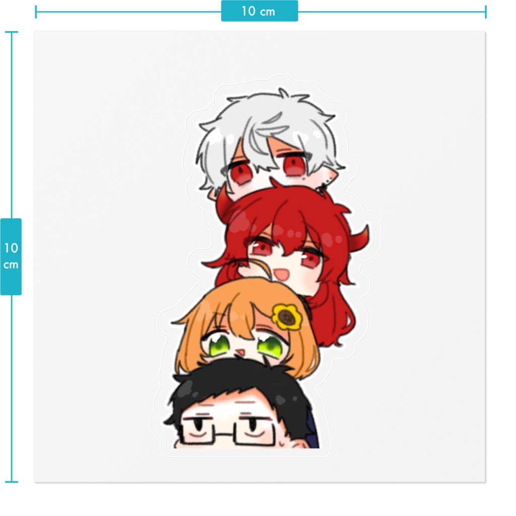 【非公式】もちもちド葛本社ステッカー