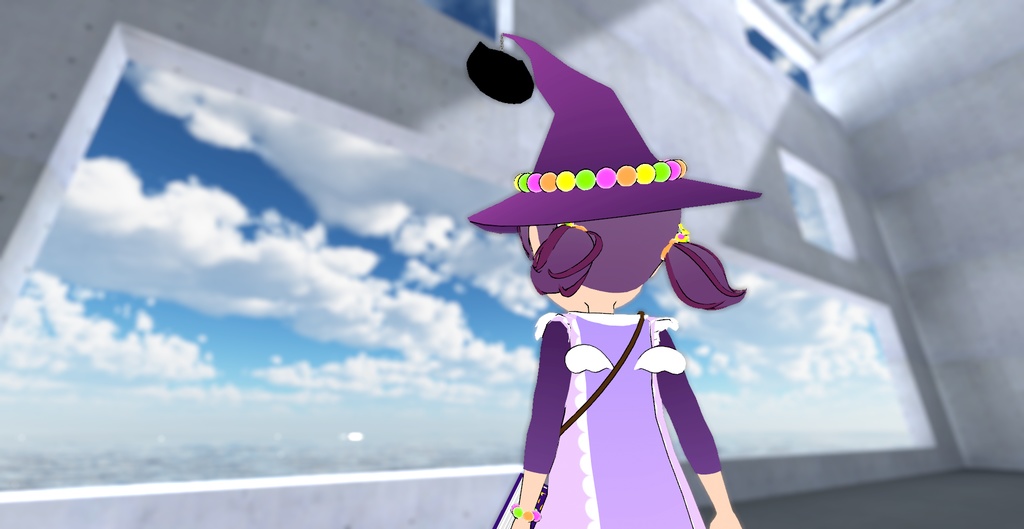 VRMモデル『魔法少女(?)MIRAI』