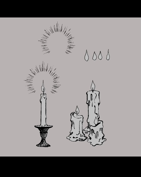 【APNG】ゆらめくろうそく