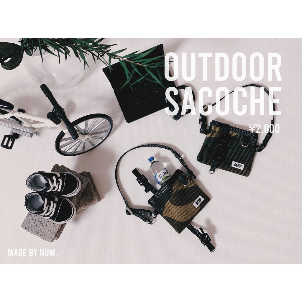 OUTDOOR SACOCHE.(TYPE:GREEN CAMO)