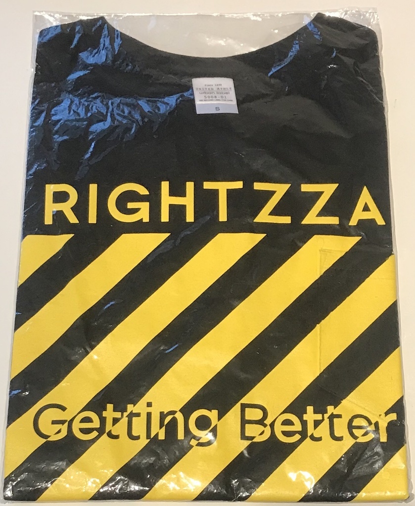 【SALE】RIGHTTZA T斜線(白/黒)